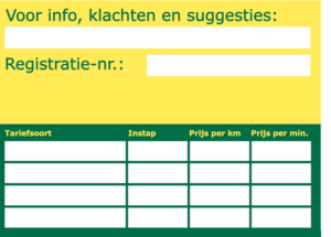 Tariefkaart blijft verplicht met CDT